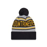 West Virginia New Era Wordmark Knit Pom Beanie